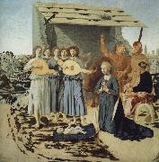 Piero della Francesca The Nativity oil